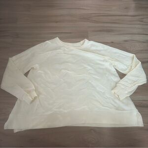 Aerie butter yellow crewneck